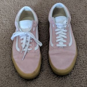 Vans Classic Pink and White